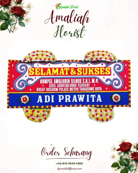 Papan Bunga Ucapan Selamat Niur